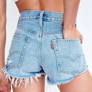 Levi's 501 ButtonFly Vintage HighWaist Shorts Sz29